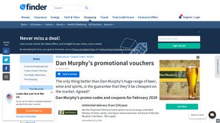 Dan Murphy's promo code: Lowest price guaranteed | finder.com.au