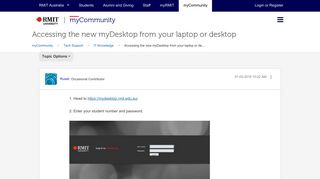 Accessing the new myDesktop from your laptop or desktop ...