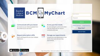 MyChart - Login Page