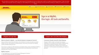 DHL | MyDHL – ship, track, import online and more with DHL ... - Egypt