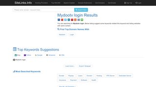 Mydootv login Results For Websites Listing - SiteLinks.Info