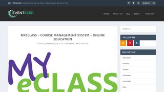 Myeclass - Course Management System - Online Education