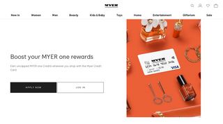 MYER credit card
