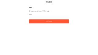 account information - Myer
