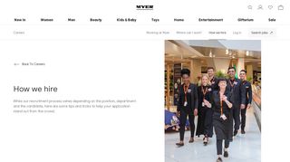 How we hire - MYER