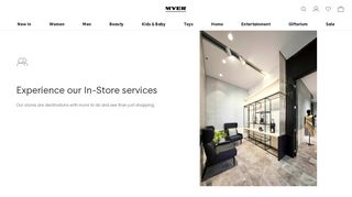 Experience our In-Store services - MYER