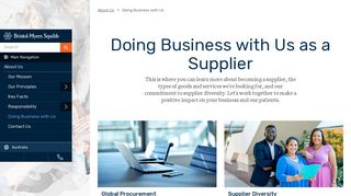 Become a Supplier or Partner of Bristol-Myers Squibb