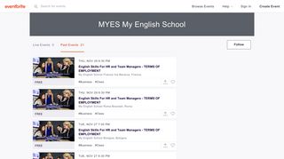 MYES My English School Events | Eventbrite