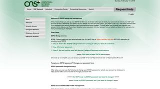 Manage Your ESFiD - Computing & Network Services