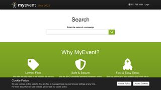 Search For an Event or Fundraiser | MyEvent