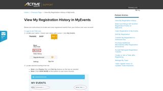 View My Registration History in MyEvents | ACTIVE.com Help & Support