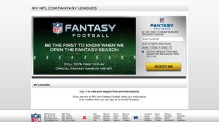 My Leagues - Fantasy Football Mobile | NFL.com