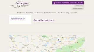 Portal Instructions - The Fertility Center