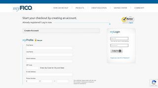 Please Log In or Create an Account - myFICO