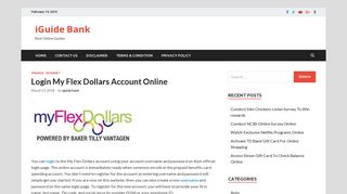 www.myflexdollars.com –Login My Flex Dollars Account Online ...