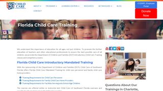 Florida Child Care Training | Child Care of Southwest Florida