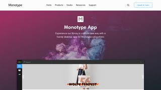 Monotype App | Monotype