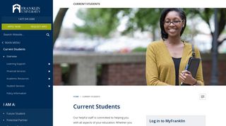 Current Students | Franklin University