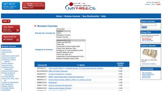 MyFreeCE - Browse Courses