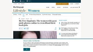 My Free Implants: The women who post nude photos online to ...