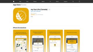 my Sun Life (Canada) on the App Store - iTunes - Apple