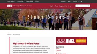 UMSL Student Resources