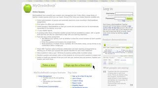 Online Quizzes (Customized & Teacher Created ... - MyGradeBook.com