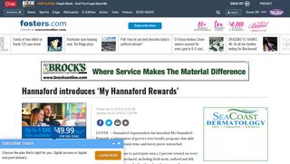 Hannaford introduces 'My Hannaford Rewards' - Fosters