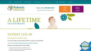 Patient Log-In | Pediatric Associates of Northern Colorado