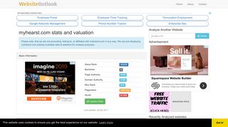 Myhearst : Website stats and valuation