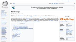 MyHeritage - Wikipedia