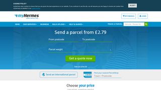 myHermes - Cheap Parcel Delivery & Courier Service