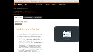 Show Me How on your NETGEAR Fuse Mobile Hotspot | Boost Mobile