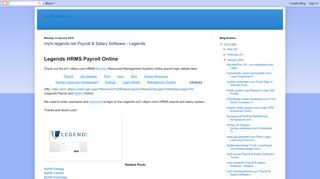 myhr.legends.net Payroll & Salary Software - Legends | My HR BSNL ...
