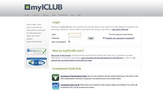 myICLUB.com: Official Website for Investment Club Accounting from ...
