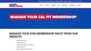 Manage Your Gym Membership Online | California Family Fitness
