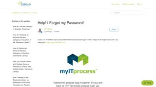 Help! I Forgot my Password! – TruMethods