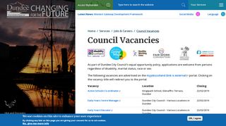 Council Vacancies | Dundee City Council