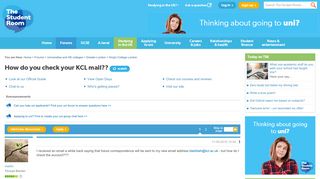 How do you check your KCL mail?? - The Student Room