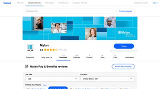 Working at Mylan: 140 Reviews about Pay & Benefits | Indeed.com