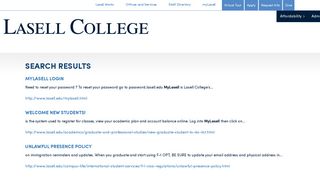 Search Results – Lasell College