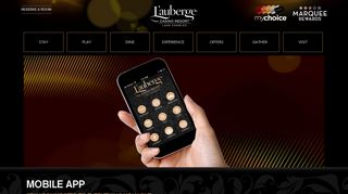 Mobile App|L'Auberge Casino Resort|Lake Charles Louisiana