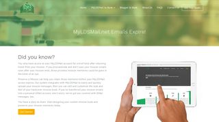 MyLDSMail.net Emails Expire! · Preserve a Mission