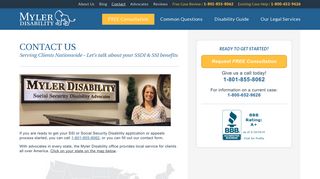 Contact - Myler Disability