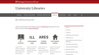 My Library Accounts | Washington University in St. Louis