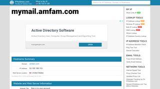 Sign in to your account - mymail.amfam.com | IPAddress.com