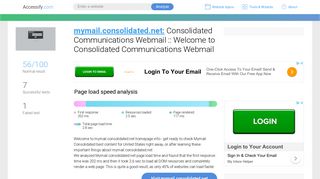 Access mymail.consolidated.net. Consolidated Communications ...