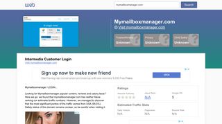 Everything on mymailboxmanager.com. Intermedia Customer Login.