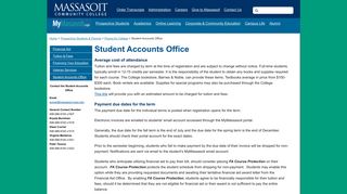 Student Accounts Office - Massasoit Community College