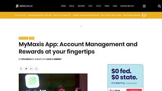 MyMaxis App: Account Management and Rewards at your fingertips ...